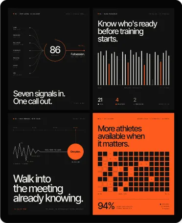 AXIAL brand posters in black and orange.